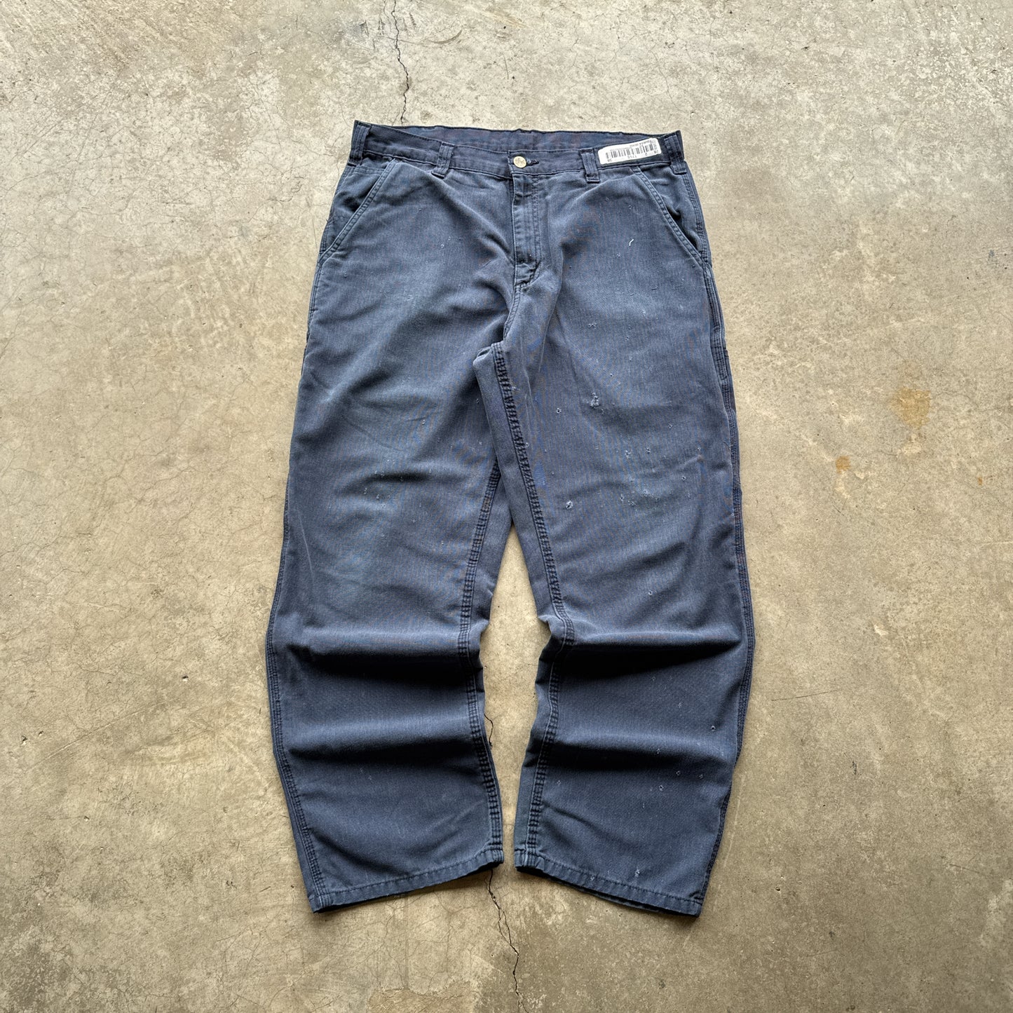 Vintage Navy Carhartt Work Pants - 34x34
