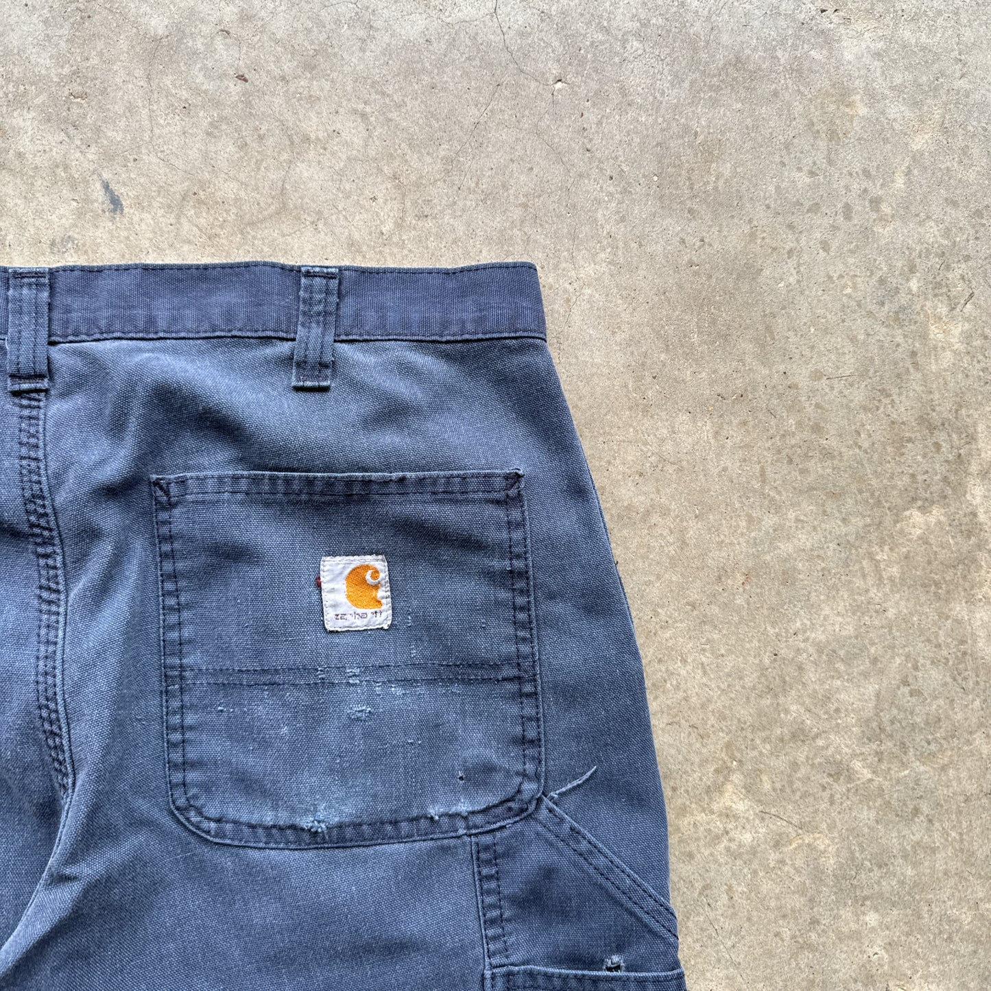 Vintage Navy Carhartt Work Pants - 34x34