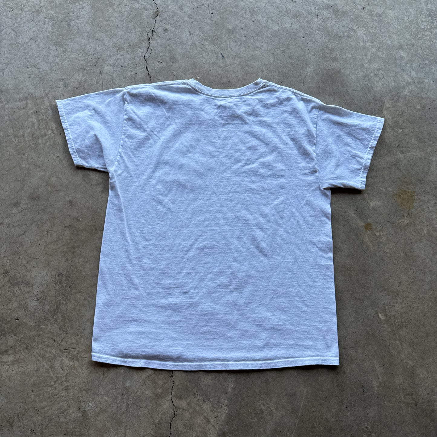 White ‘God is Dope’ Butterfly Tee - L