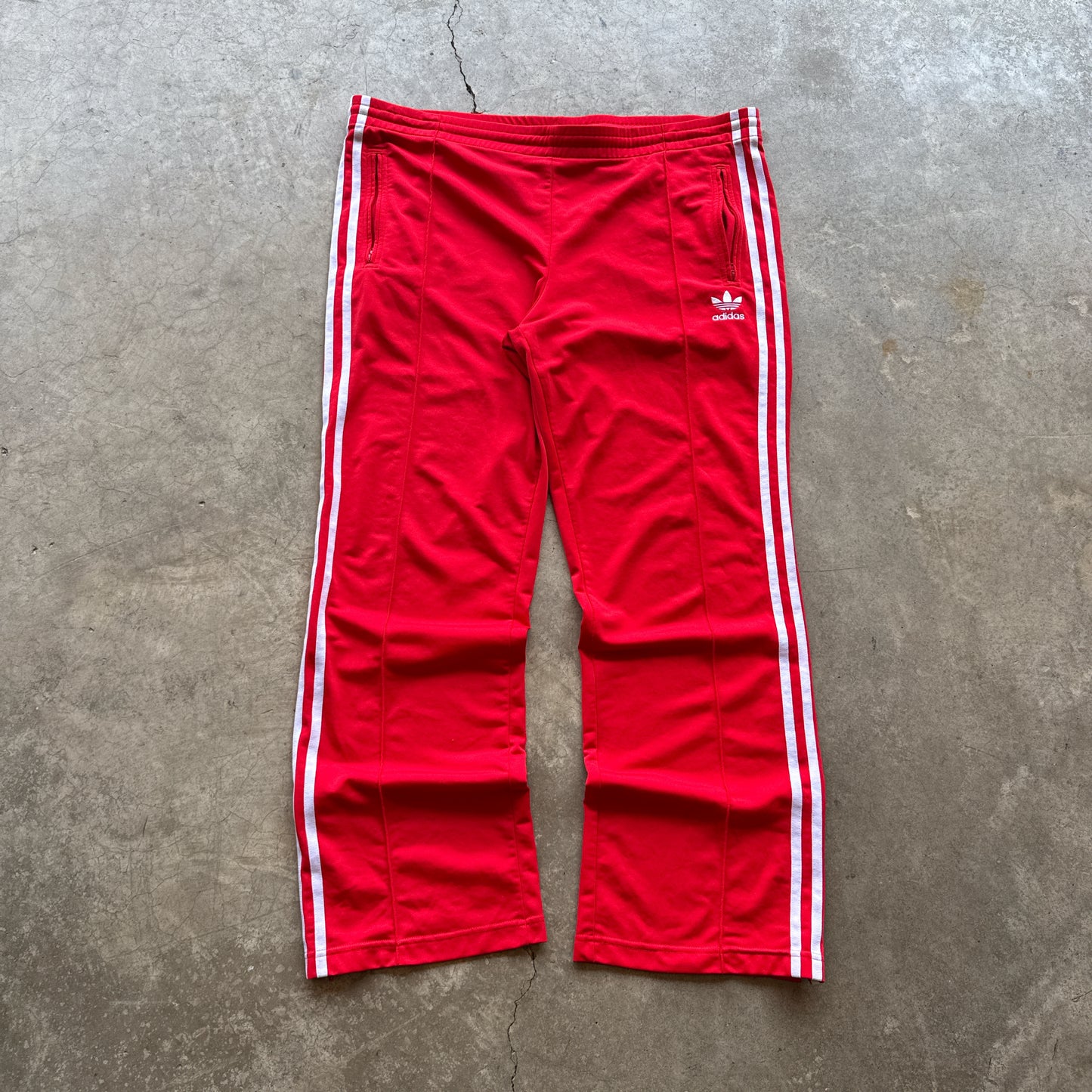 Vintage Y2K Adidas Baggy Track Pants - L