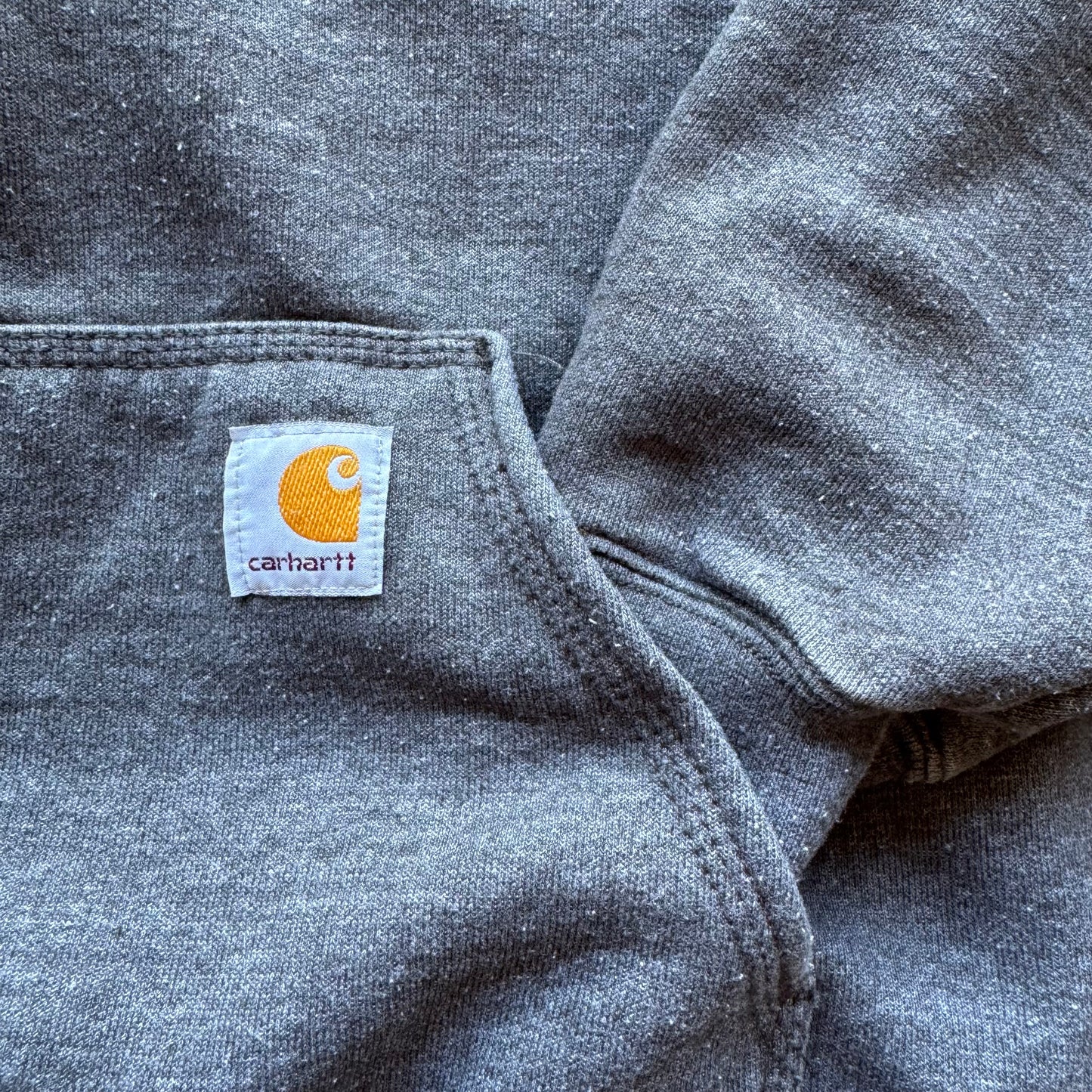 Vintage Light Grey Carhartt ZipUp - XL