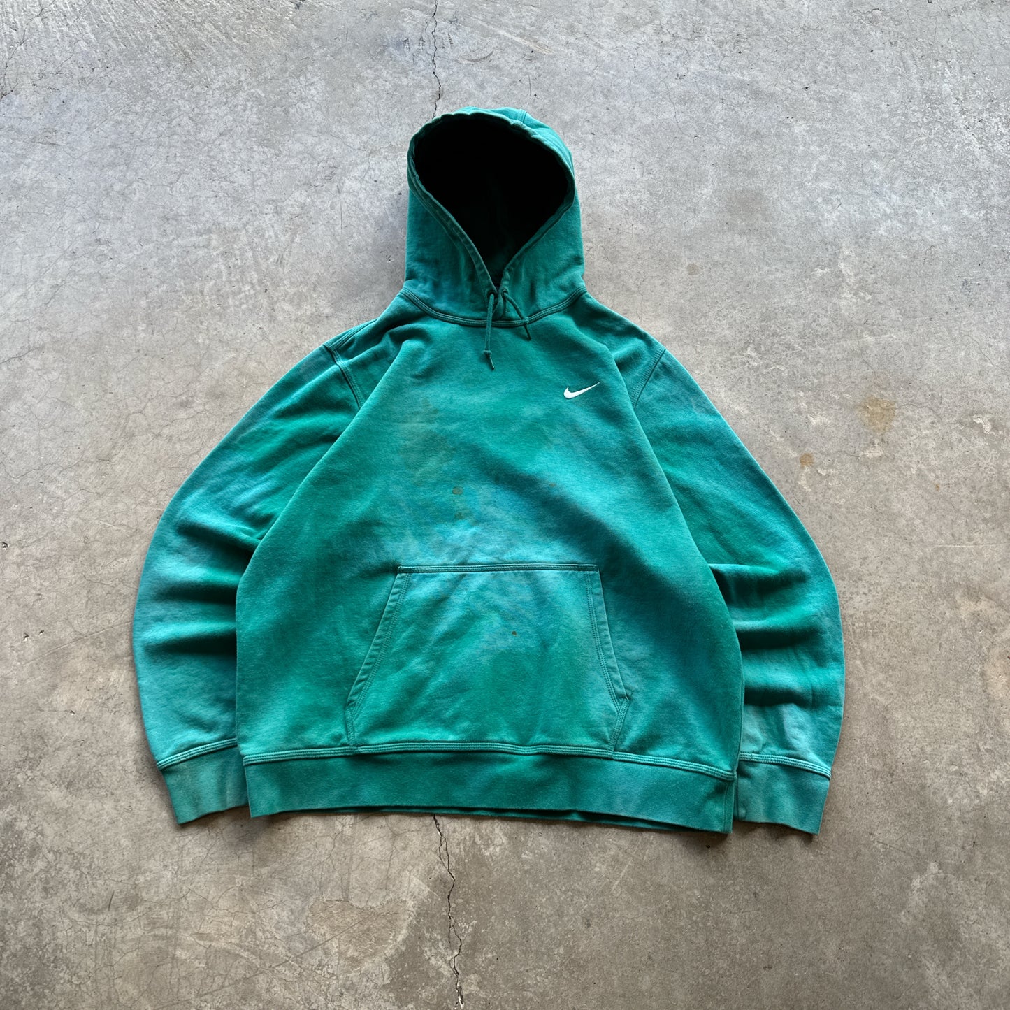 Vintage Nike Green hoodie - XXL