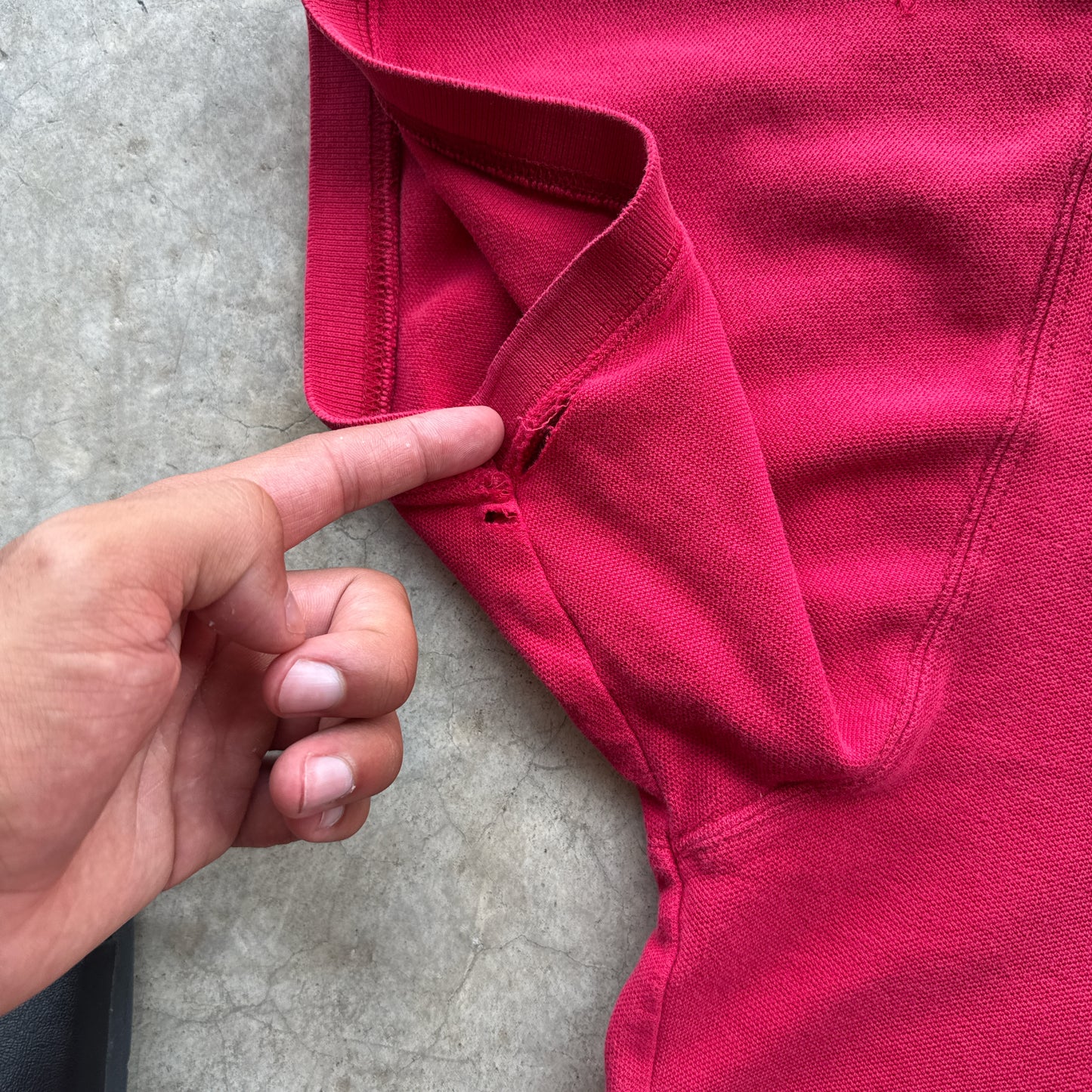 Eddie Bauer Red Polo Shirt - L