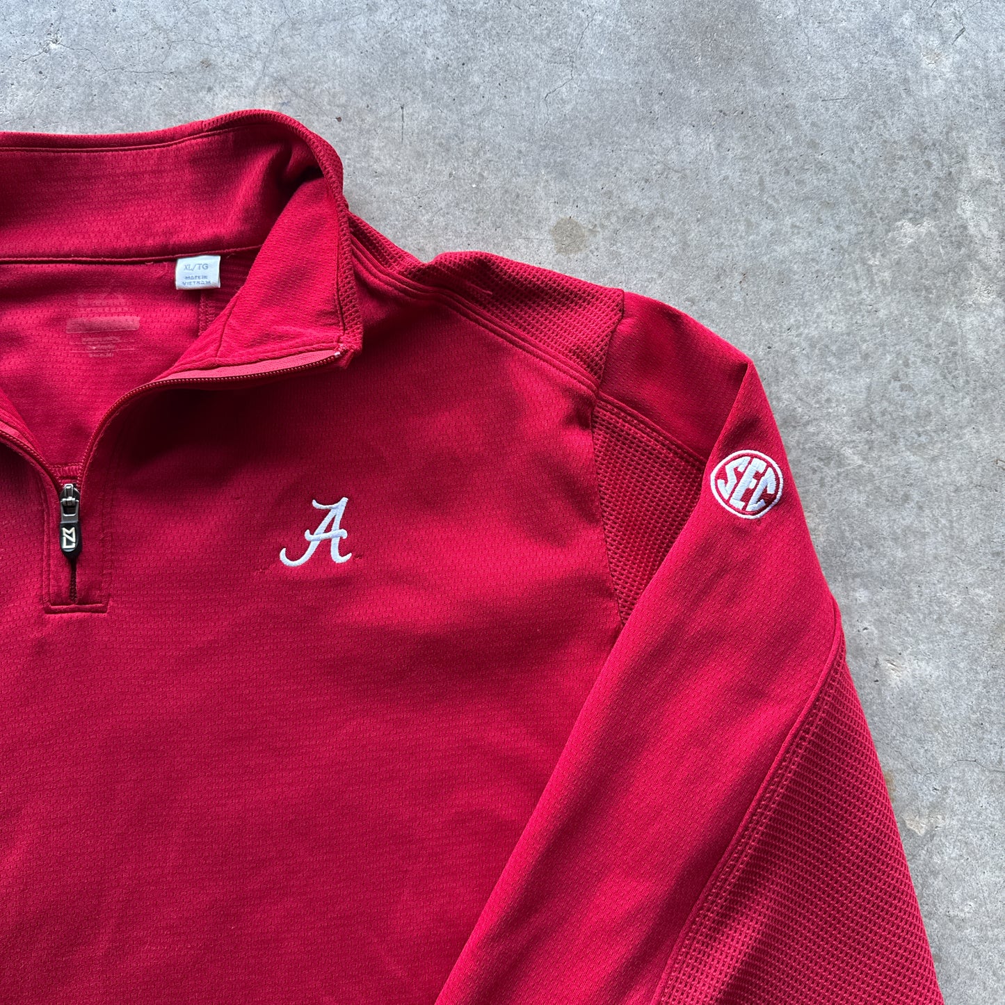 Vintage Alabama Quarter Zip - XL