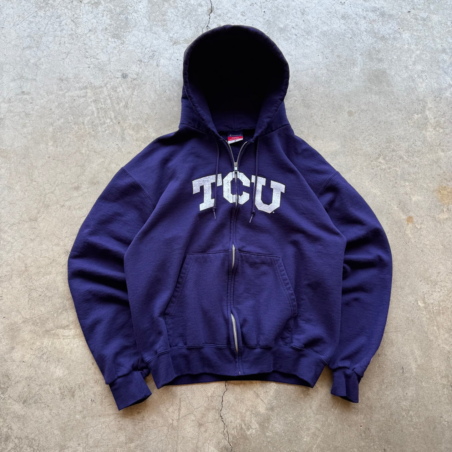 Vintage TCU Zip Up - M
