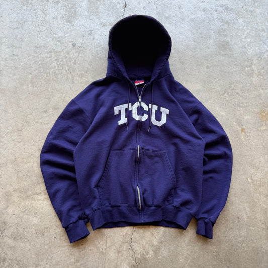 Vintage TCU Zip Up - M