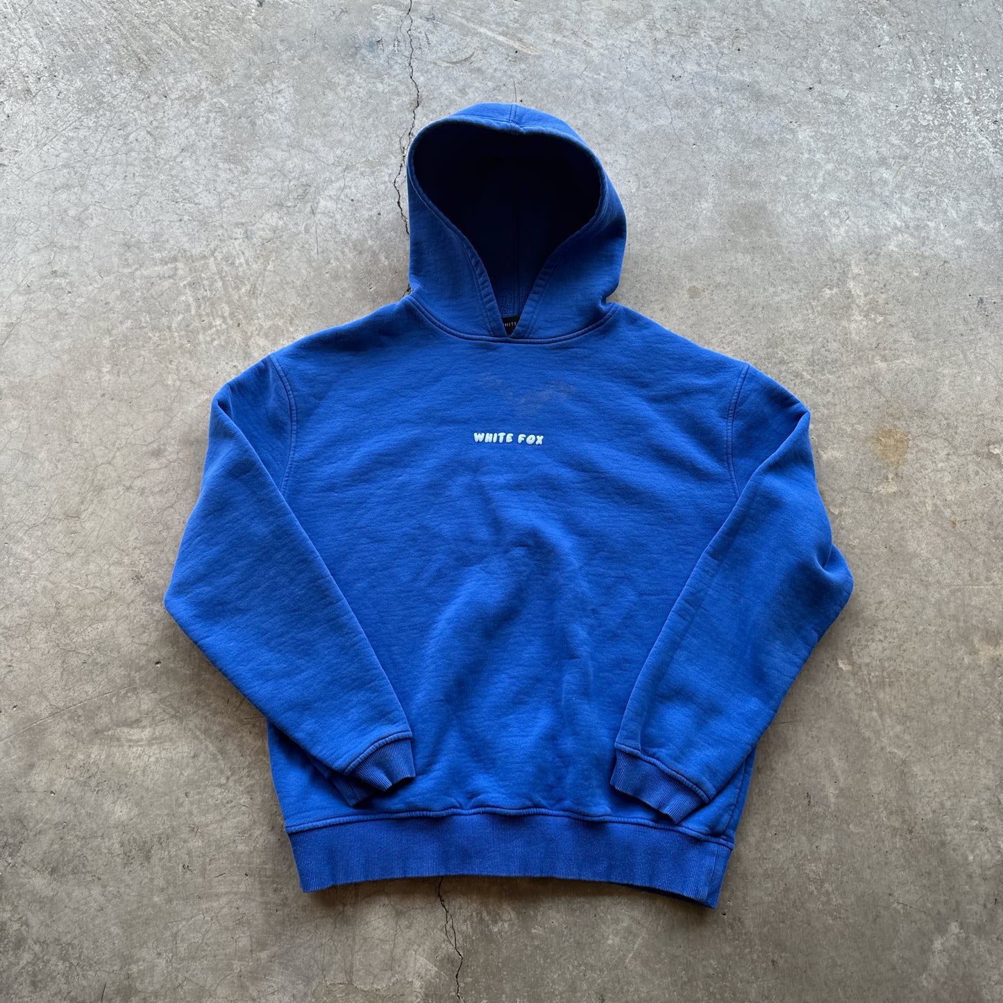 Blue ‘White Fox Leisure’ Hoodie - L/XL