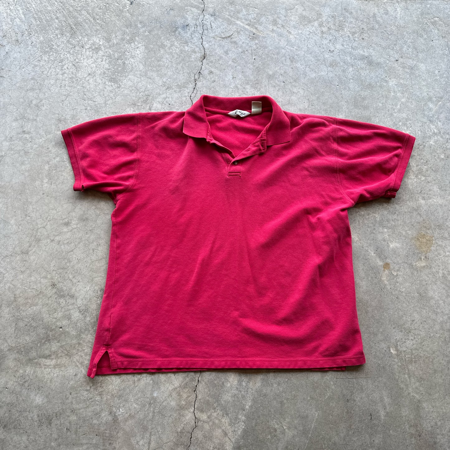 Eddie Bauer Red Polo Shirt - L
