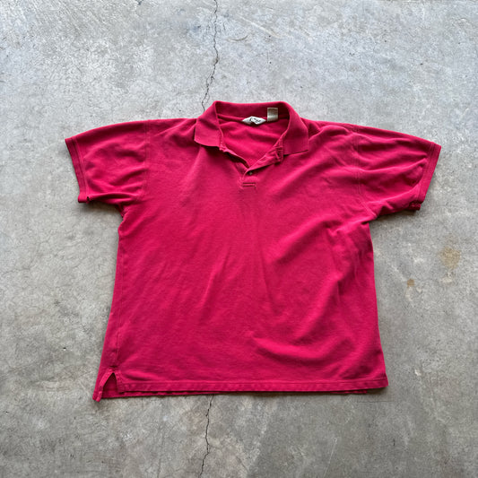 Eddie Bauer Red Polo Shirt - L