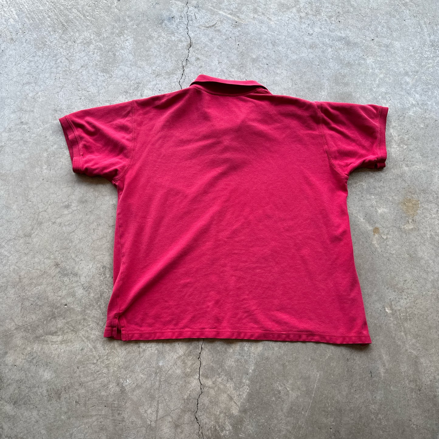 Eddie Bauer Red Polo Shirt - L