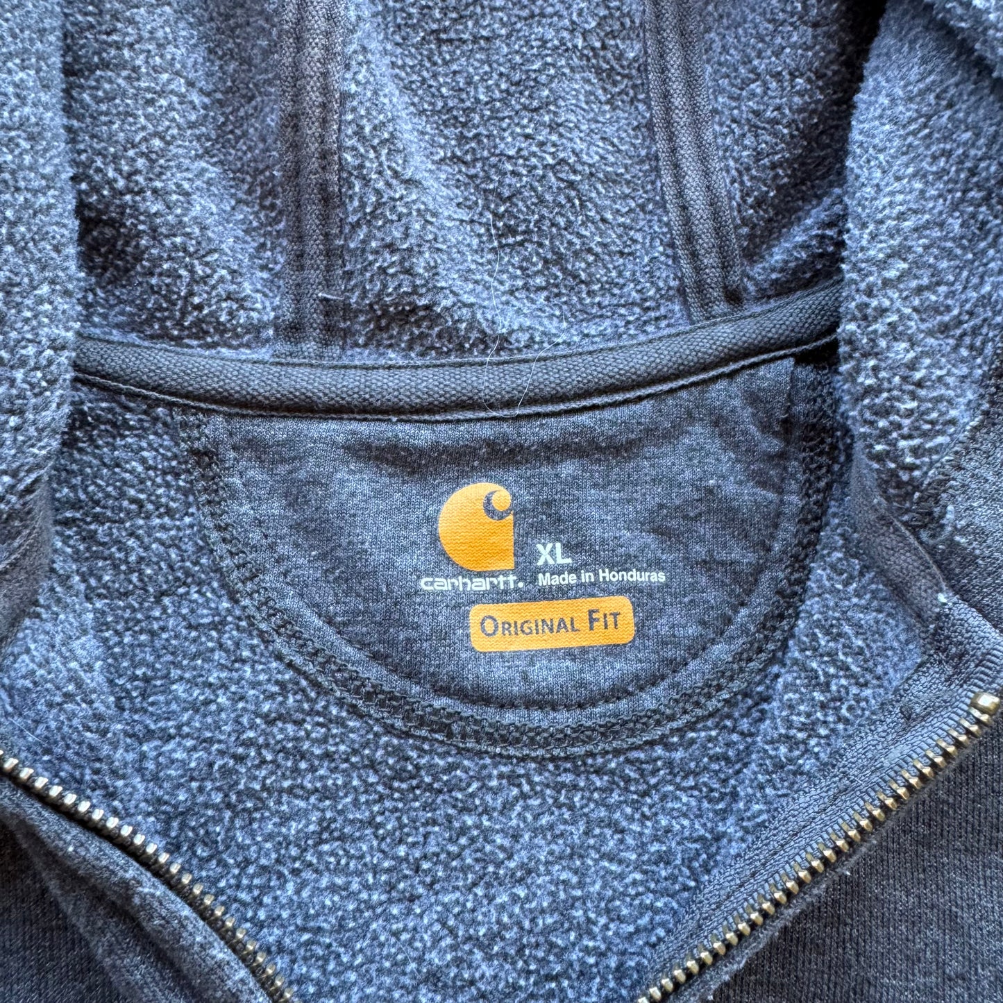 Vintage Light Grey Carhartt ZipUp - XL