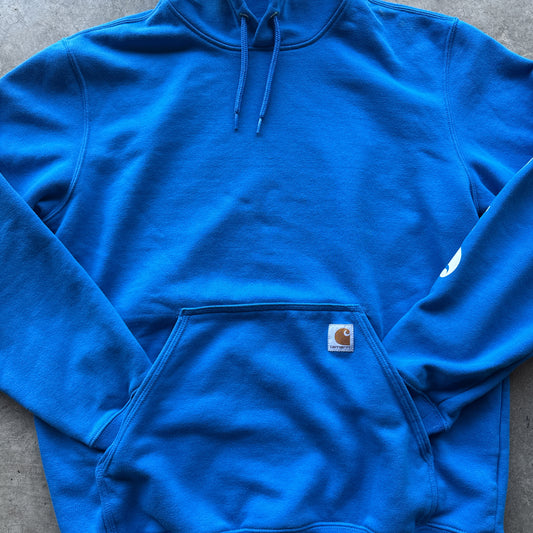 Blue Vintage Carhartt Hoodie - L