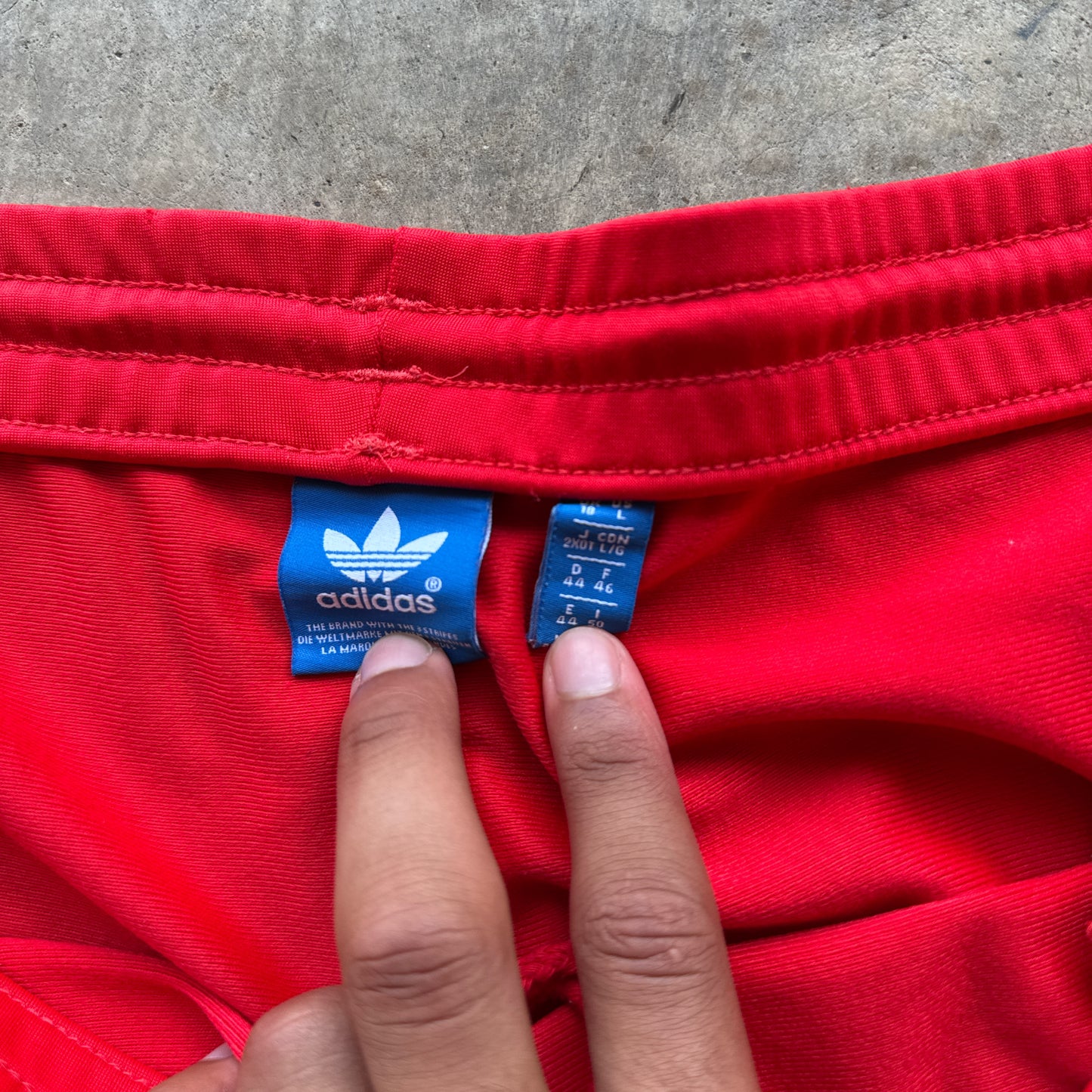 Vintage Y2K Adidas Baggy Track Pants - L
