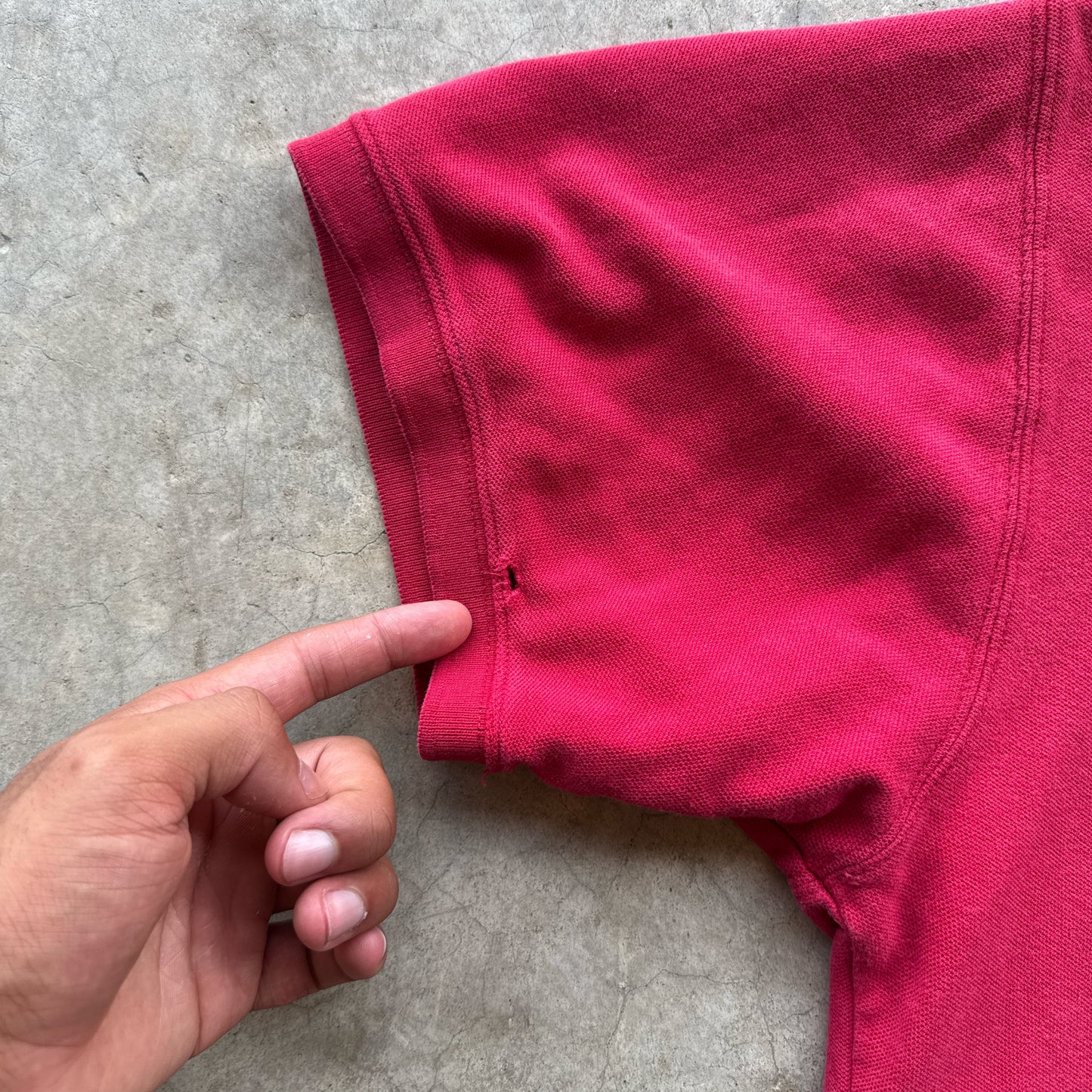 Eddie Bauer Red Polo Shirt - L