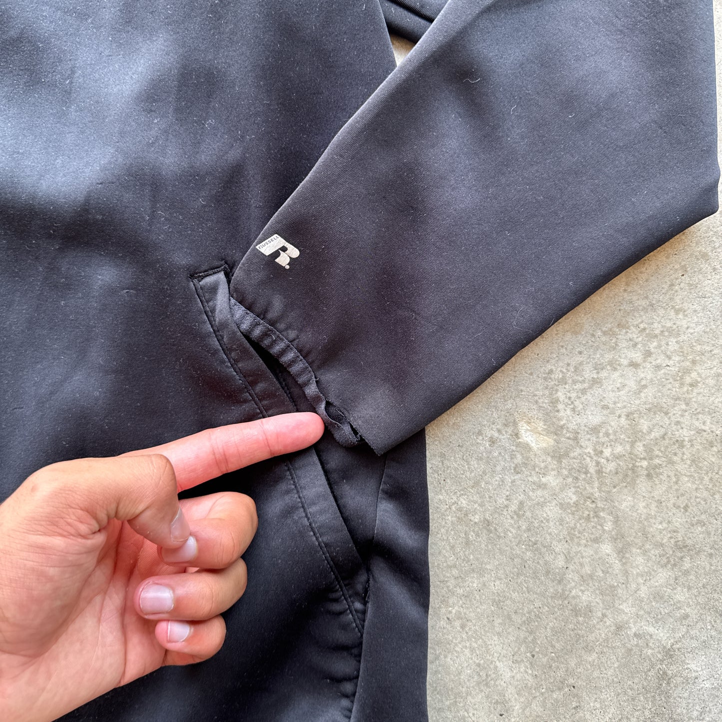Russel Black Dri-power Jacket - L