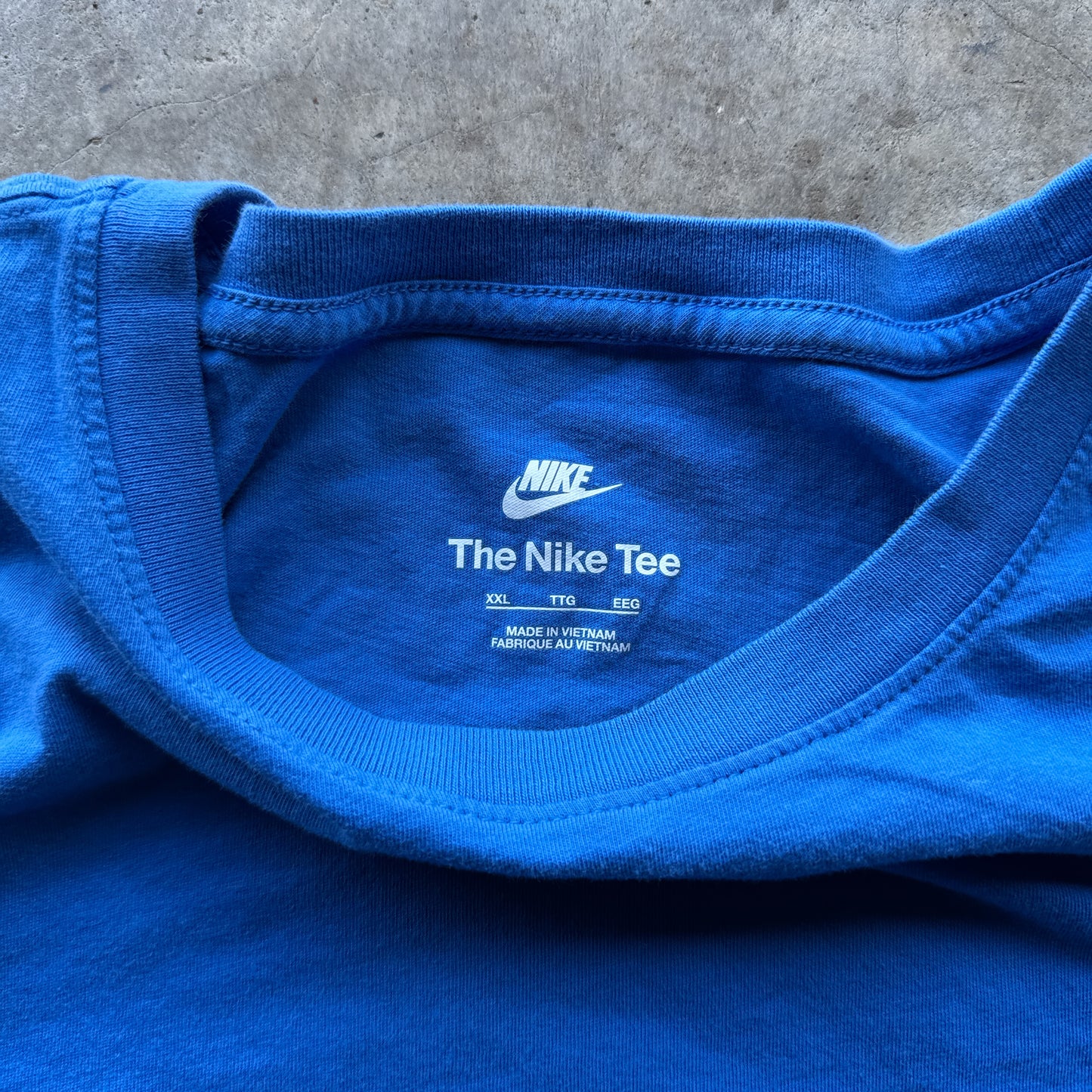Vintage Blue Nike Tee - XXL