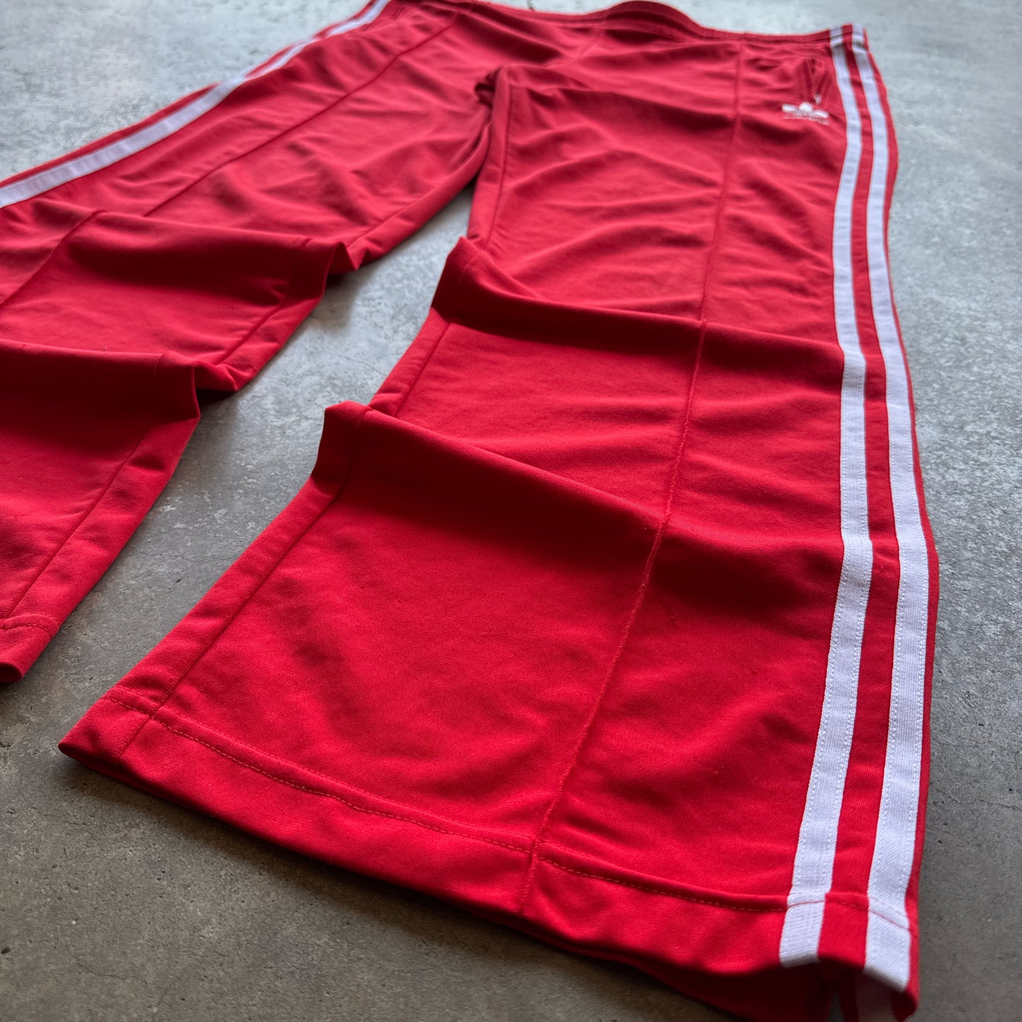 Vintage Y2K Adidas Baggy Track Pants - L