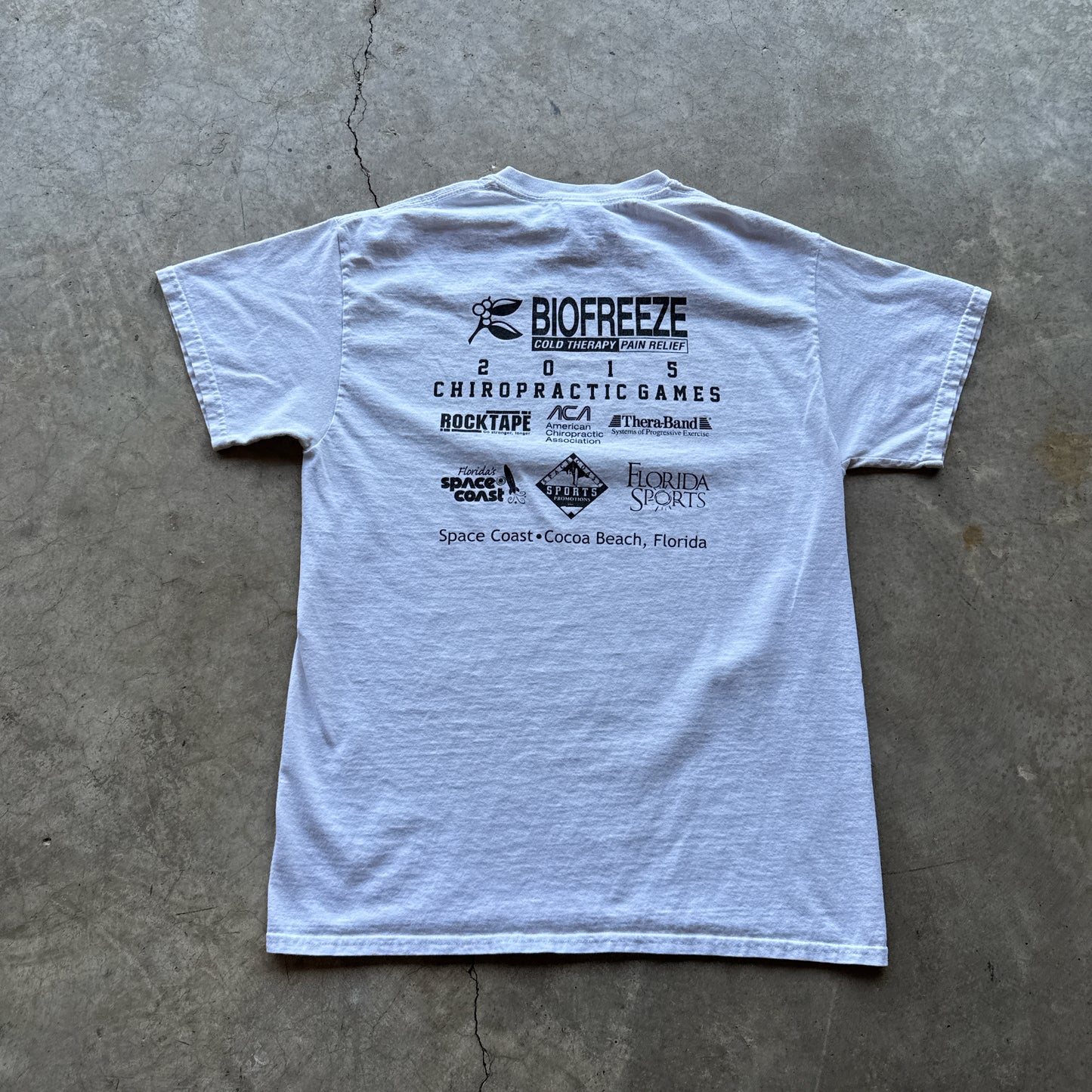 White ‘Chiropractic Games’ Tee - M