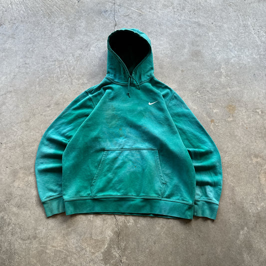 Vintage Nike Green hoodie - XXL